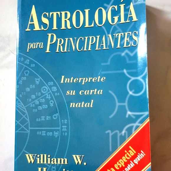 ASTROLOGIA PARA PRINCIPIANTES: INTERPRETE SU CARTA NATAL By William W. Hewitt VG - Picture 1 of 4